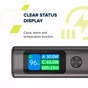 Батарея універсальна Canyon 20000mAh OnPower 230 TFT PD/130W Dark Grey (CNS-CPB230DG) - зменшене зображення 10