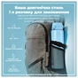 Пляшка для води ION8 OneTouch Stainless Steel 1200 мл Alaskan Blue (I8SS1000ABLU2) - зменшене зображення 5
