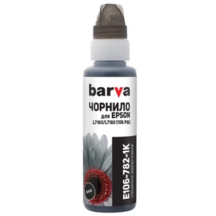 Чорнило Barva Epson 106 100 мл, photo-black, флакон OneKey 1K (E106-782-1K) зображення 1