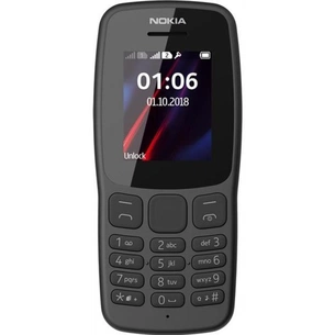 Мобільний телефон Nokia 106 DS New Grey (16NEBD01A02) зображення 1