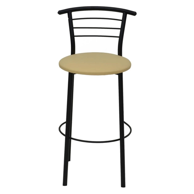 Барний стілець Примтекс плюс барный 1011 Hoker black S-64 Beige (1011 HOKER black S-64) - picture 1