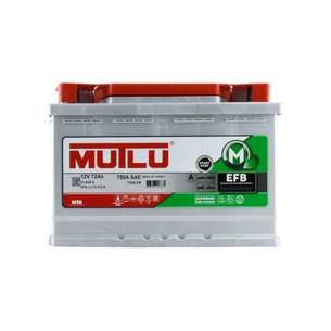 Акумулятор автомобільний MUTLU 6СТ-72 (0) EFB.L3.72.072.A зображення 1