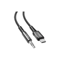Кабель мультимедійний USB-C to 3.5mm M 1.2m black Acefast (6974316280620) - уменьшенное изображение 1