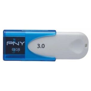 USB флеш накопичувач PNY flash 64GB Attache4 Blue USB 3.0 (FD64ATT430-EF) зображення 1