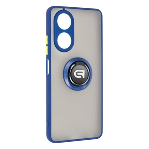 Чохол до мобільного телефона Armorstandart Frosted Matte Ring OPPO A58 4G Navy Blue (ARM72705) зображення 1