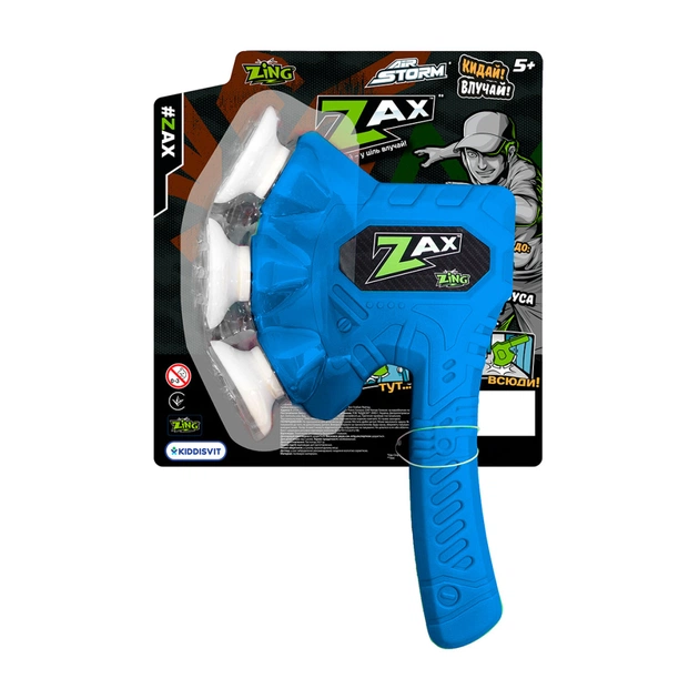 Игрушечное оружие Zing топор Air Storm - Zax синий (ZG508B) - изображение 8