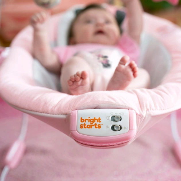 Крісло-гойдалка Bright Starts Minnie Mouse Rosy Skies (12206) - picture 4