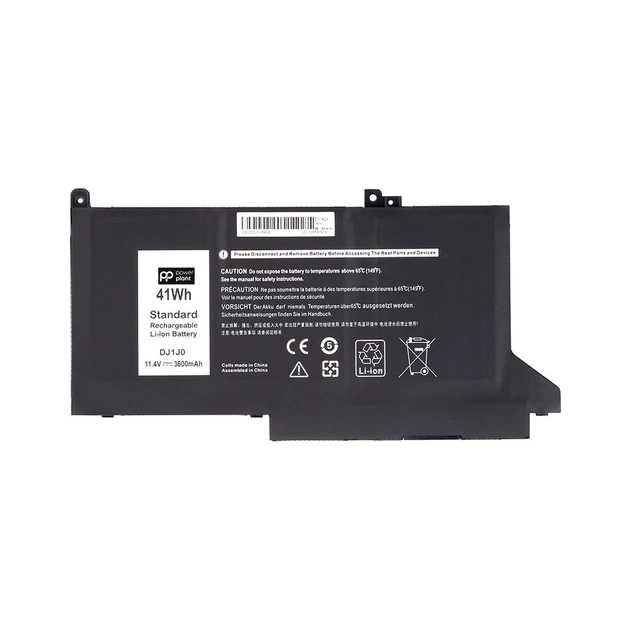 Аккумулятор для ноутбука DELL Latitude 7280 (DJ1J0) 11.4V 3600mAh PowerPlant (NB441488) - изображение 1