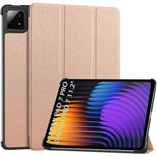 Чехол для планшета BeCover Smart Case Xiaomi Pad 7 / 7 Pro 11.2" Rose Gold (712812) - изображение 1