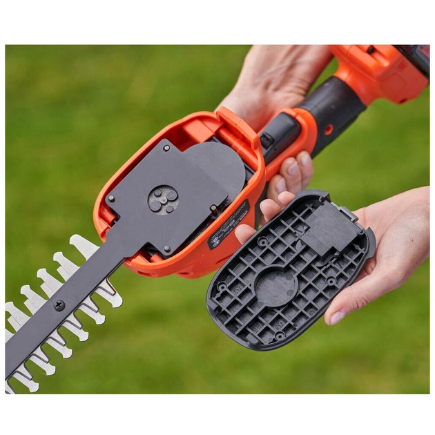 Кущоріз Black&Decker 18 В, 2Ah, насадки- 20 см/8 мм, 10 см/18 мм, (BCSS18D1) - зображення 10