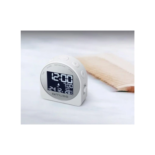Настільний годинник Muse цифровий сірий (M-09 CW) - picture 4