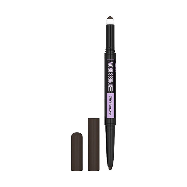 Олівець для брів Maybelline New York Express Brow Satin Duo Pencil 04 - Dark Brown (3600531087401) - изображение 1