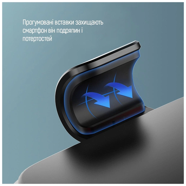 Універсальний автотримач ColorWay Metallic Gravity Holder 3 Black (CW-CHG14-BK) - picture 11
