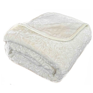 Плед Casablanket видавка Акриловий Білий євро 200х240 (П-Видавка_білий) зображення 1