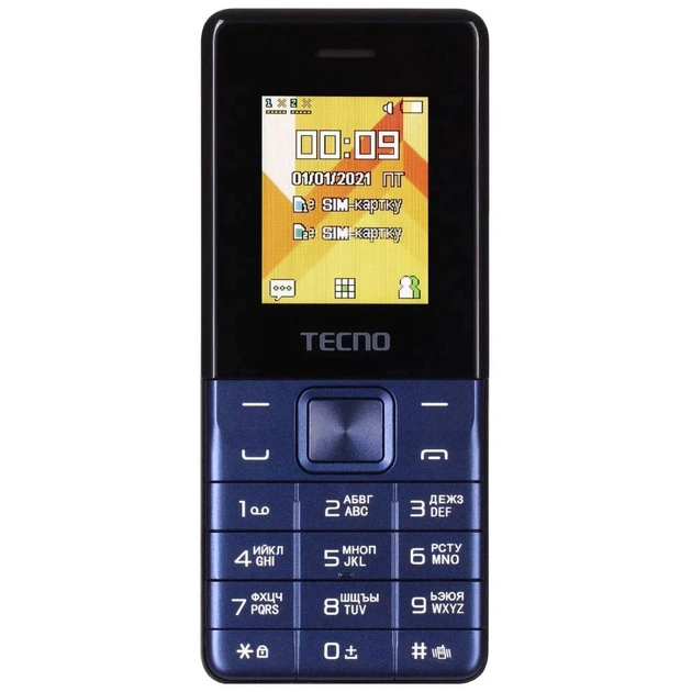 Мобільний телефон Tecno T301 Deep Blue (4895180778681) - изображение 1