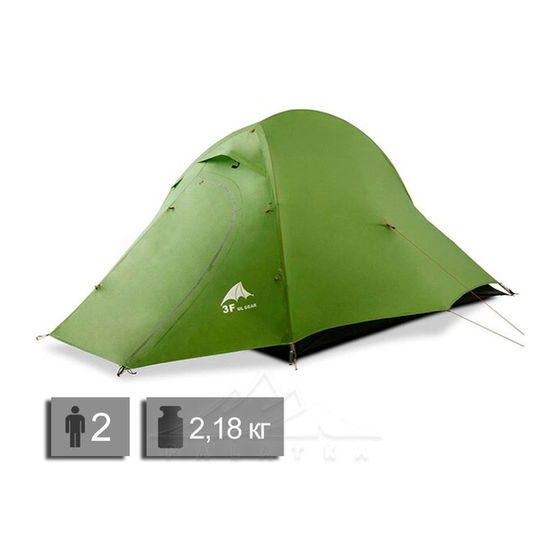 Намет 3F Ul Gear ZhengTu 2 Green (Z2210T4S-GR) - зображення 1