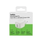Зарядний пристрій Belkin 2xUSB-C PD50W GaN PPS white (WCH019KQWH) - зменшене зображення 8