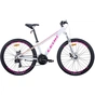 Велосипед Leon 26" SUPER JUNIOR AM DD рама-13" Al 2020 біло-малиновий з помаранчевим (OPS-LN-26-046) - зменшене зображення 1