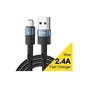 Дата кабель USB 2.0 AM to Lightning 2.0m 2.4A blue Essager (EXCL-XCA03) - уменьшенное изображение 1