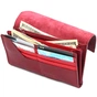 Гаманець Grande Pelle Шкіряний Бордовий (11576) - зменшене зображення 6