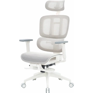 Крісло офісне Officepro Skyline Footrest OC750-W-LG-LG White/Light Gray зображення 1