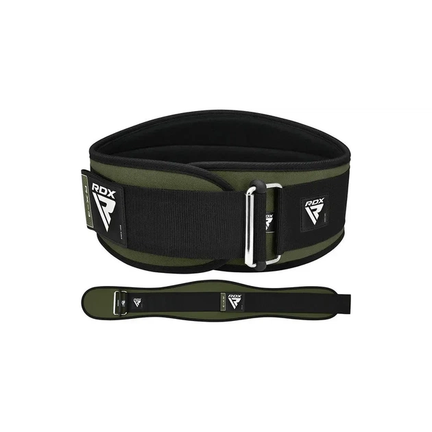 Атлетичний пояс RDX RX3 EVA Curve неопреновий Army Green S (WBE-RX3AG-S) - picture 1