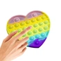 Антистрес Sibelly антистрес Pop It Heart Glow in Dark (SB-PPIT-HRT-GD) - зменшене зображення 3