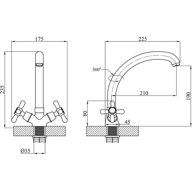 Змішувач Agua Toledo-C031 (CV014924) - picture 8