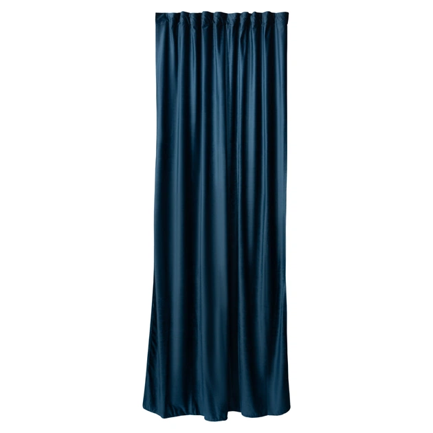Штора Ardesto велюр 100% поліестер,150х270 см синій темний (ART1030NA) - picture 1