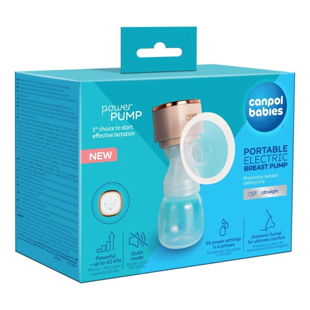 Молоковідсмоктувач Canpol babies портативний електричний PowerPump (20/107) - picture 5