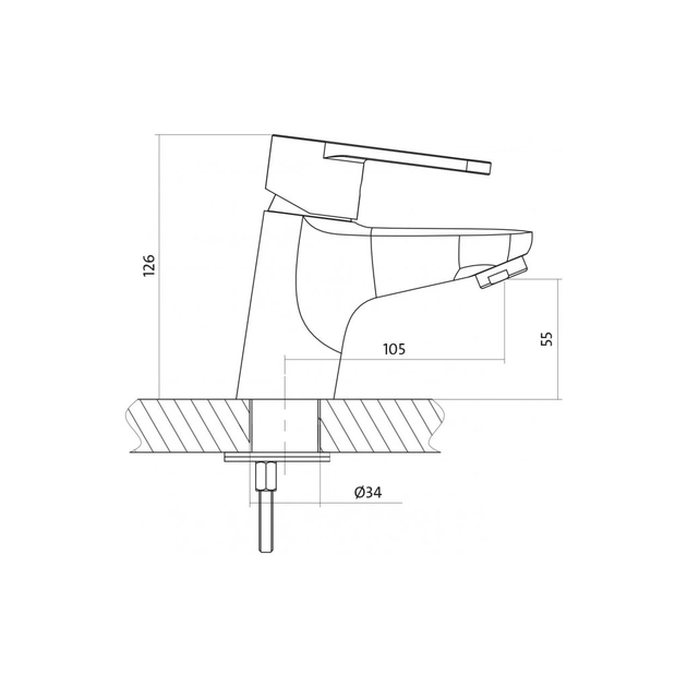 Змішувач Cersanit 3в1 B245 (S601-125) - picture 5