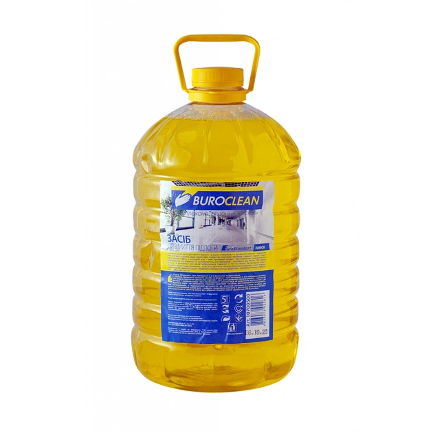 Средство для мытья пола Buroclean EuroStandart лимон 5 л (4823078922816) - изображение 1
