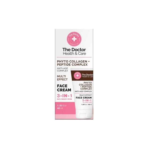 Крем для обличчя The Doctor Health & Care Phyto Collagen-Peptide Complex Face Cream 3в1 40 мл (5901845509329) - picture 1