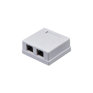 Комп'ютерна розетка RJ45 x2 STP 5e Kingda (KD-WP6037-C5e) зображення 1