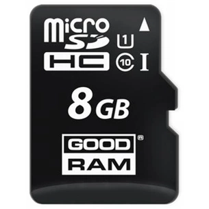 Карта пам'яті Goodram 8GB microSDHC class 10 UHS-I (M1AA-0080R11) зображення 1