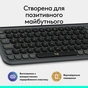 Клавіатура Logitech POP Icon Keys Bluetooth UA Graphite (920-013157) - зменшене зображення 10