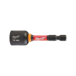 Головка магнітна Milwaukee 1/4", шестигранна, 13 мм Shockwave, ударостійка (4932492443) зображення 1