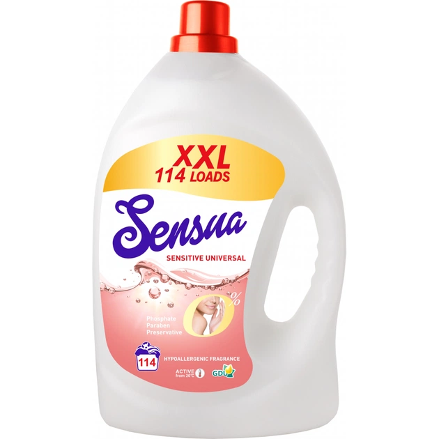 Гель для прання Sensua Sensitive Universal Gel 4 л (4820167005375) - зображення 1