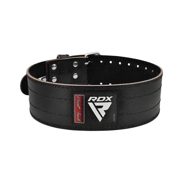 Атлетичний пояс RDX для пауерліфтингу RD1 шкіряний Black L (WPB-RD1B-L) - picture 1