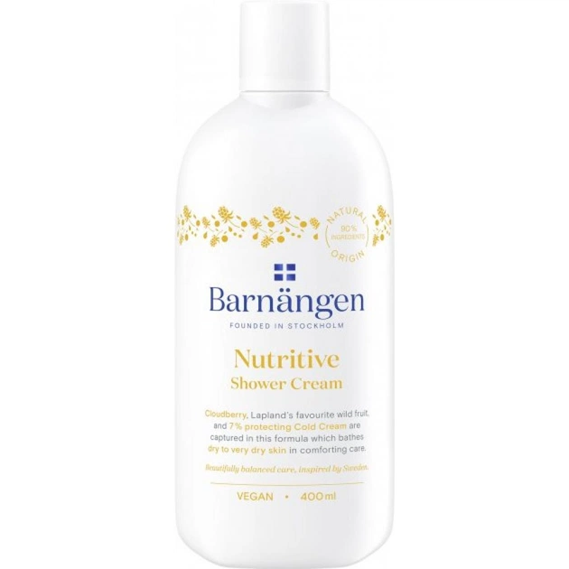 Гель для душу Barnangen Nutritive з морошкою для сухої та дуже сухої шкіри 400 мл (5012583205777) - изображение 1