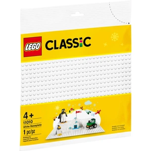 Конструктор LEGO Classic Біла базова пластина 1 деталь (11010) зображення 1