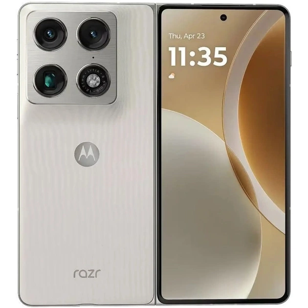 Мобильный телефон Motorola Razr Fold 16/512GB Lily White (PBAX0007PL) - изображение 1
