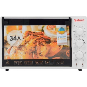 Електропіч Saturn ST-EC 3402 White (ST-EC3402White) зображення 1