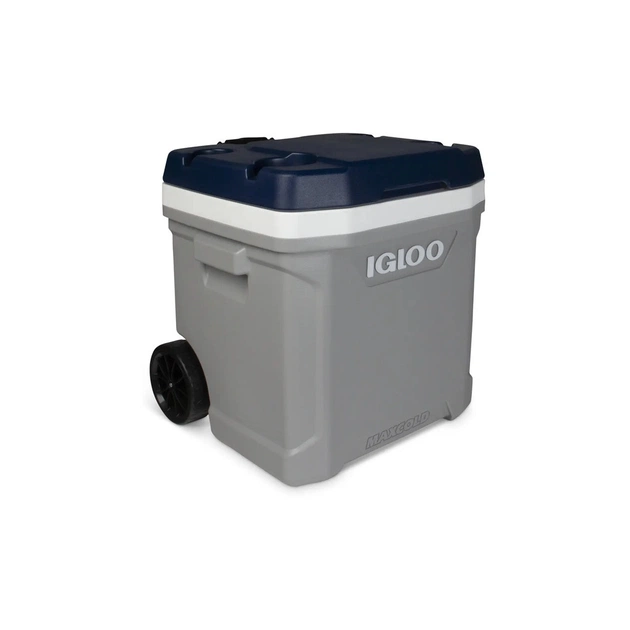 Термобокс Igloo Maxcold Latitude 62 Roller 56 л Grey/Blue (0342233469668) - зображення 7