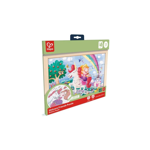Пазл Hape Єдинороги з розмальовкою (E1642) - picture 8