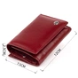 Портмоне ST Leather Зі шкіри Бордове (19333) - зменшене зображення 4