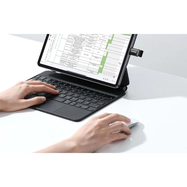 Перехідник OTG USB 3.1 AF to USB-C black Baseus (ZJJQ000001) - picture 6