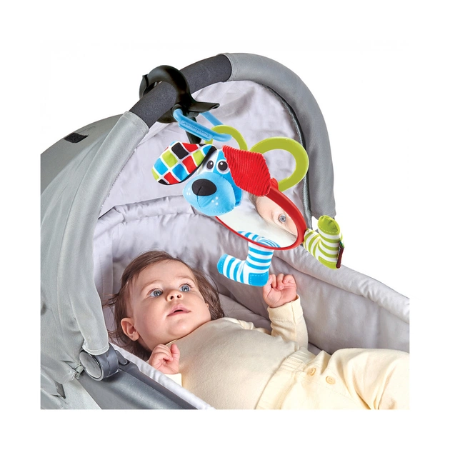 Іграшка на коляску Yookidoo Моє перше дзеркальце Собачка (90567) - picture 5