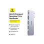 Концентратор Baseus USB-C 5-in-1 3xUSB 3.0 + 1xUSB-C 40Gbps + 1xHDMI 4K30Hz gray (B00052801811-04) - зменшене зображення 8