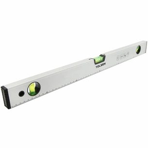 Рівень Tolsen 60 см 3 капсули алюмінієва рамка з магнітами (35104) зображення 1